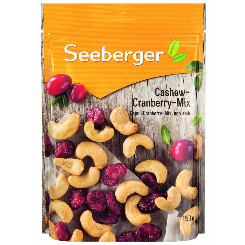 Seeberger Nerkowce-żurawina mix 150g