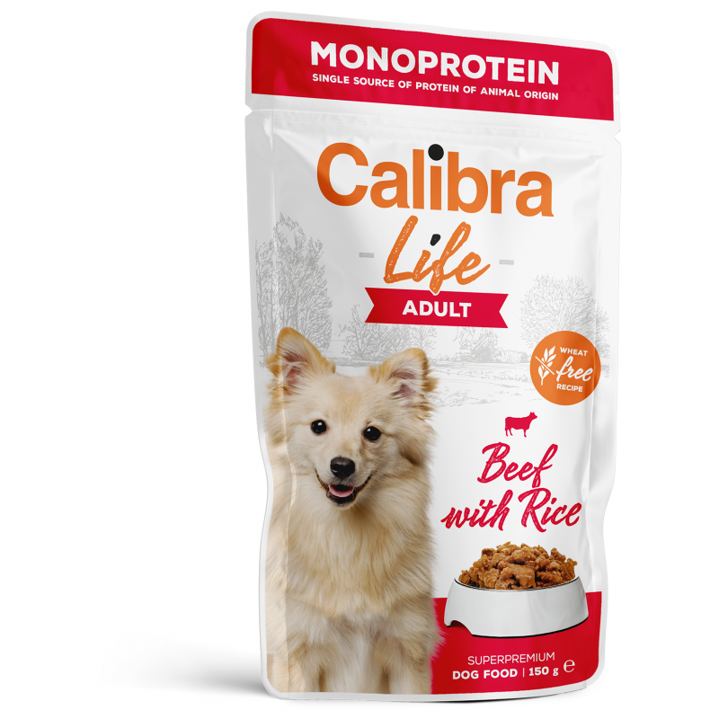 Calibra Dog Life kapsa Adult Beef 150g (min. odběr 20 ks)