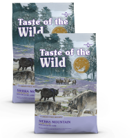 2x TASTE OF THE WILD Sierra Mountain Canine 12,2kg