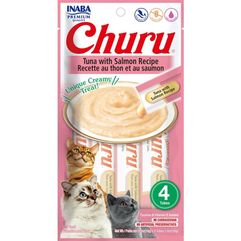 Churu Cat Purée Tuna with Salmon 4x14g