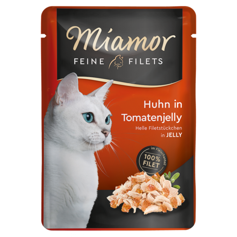 Miamor Cat Filet kapsa kuře+rajče v želé 100g (min. odběr 24 ks)