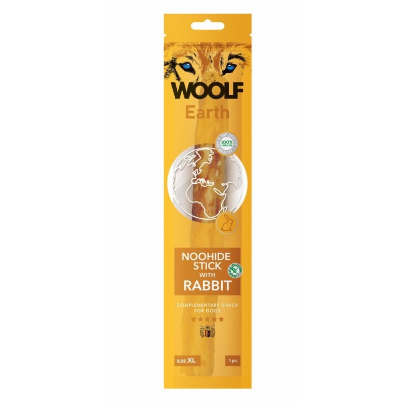 Woolf Earth NOOHIDE XL Stick with Rabbit 85g