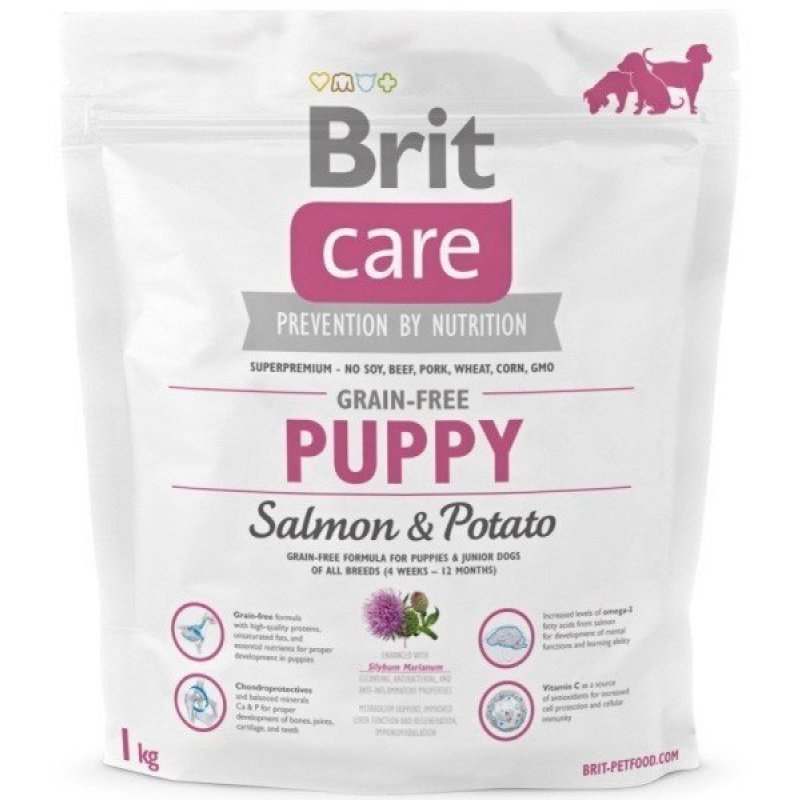 Brit Care Dog Grain-free Puppy Salmon & Potato 1kg