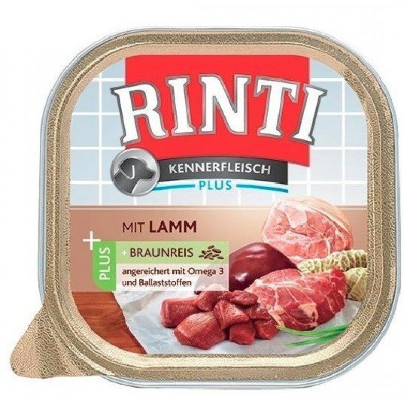 Rinti Dog Taca z jagnięciną + brązowy ryż 300g
