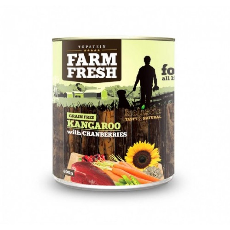 Farm Fresh Dog Kangaroo with Cranberries konserwa 400g