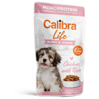 Calibra Dog Life kieszeń Puppy&Junior Chicken 150g