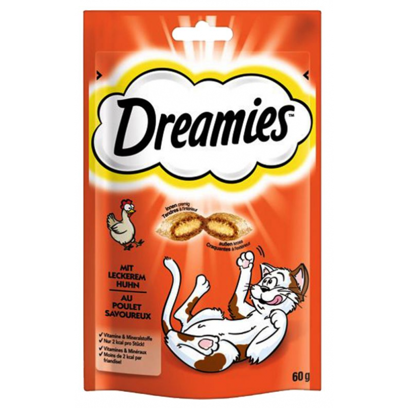 Przysmak Dreamies z kurczakiem 60g