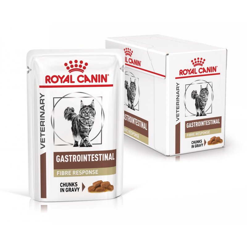 oyal Canin VHN CAT GASTROINTESTINAL FIBRE RESPONSE GRAVY saszetki 12 x 85 g