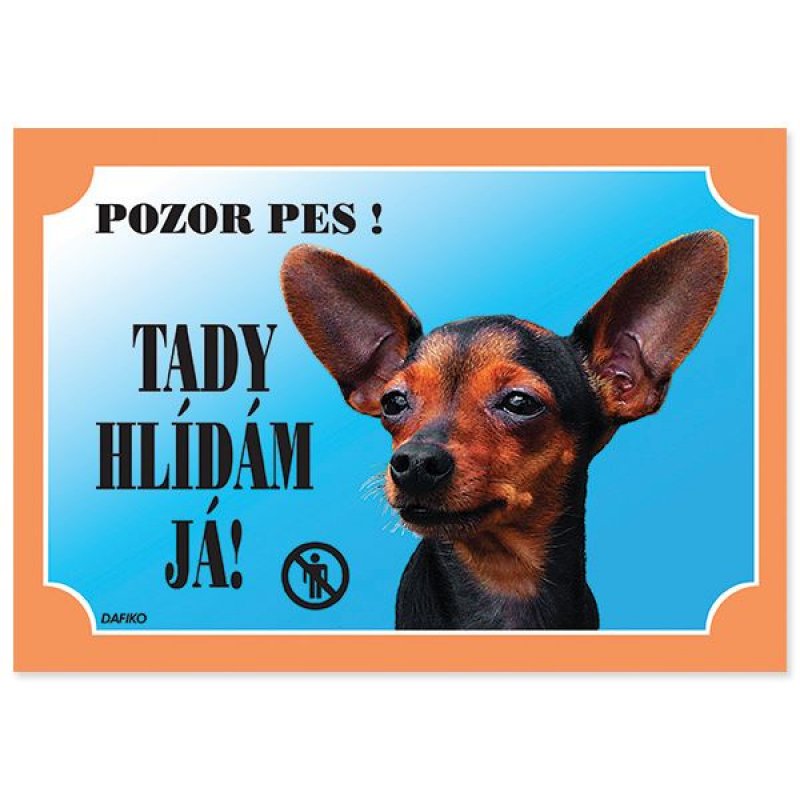 Tabela Ja tu jestem na straży! Prazki grzywacz 1szt. (tekst w języku czeskim)