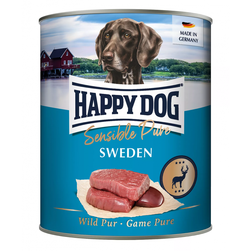 Happy Dog SENSIBLE Pure SWEDEN (100% dziczyzna) 800 g