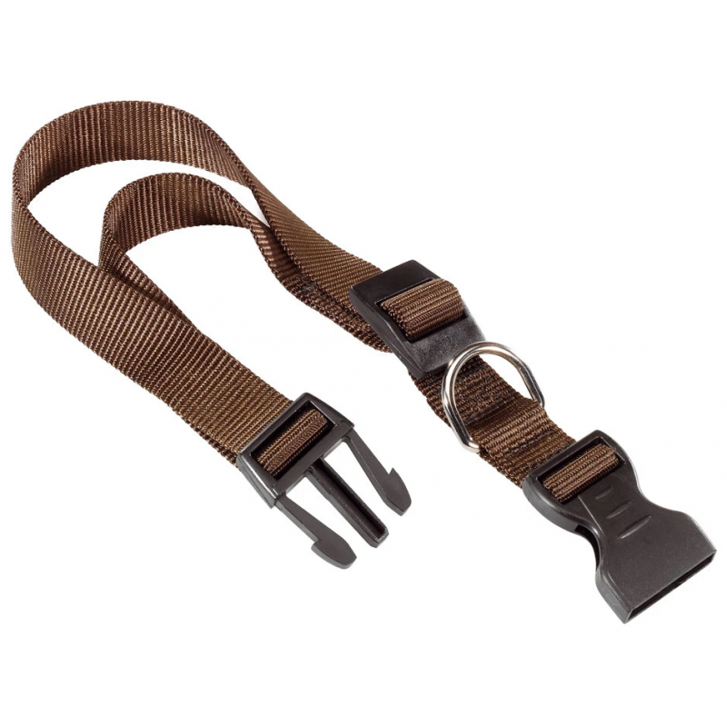 Obroża nylon CLUB C 56cm x 20mm brązowa Ferplast