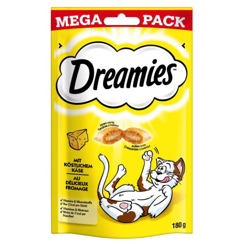 Dreamies Cat Snack Cheese 180g