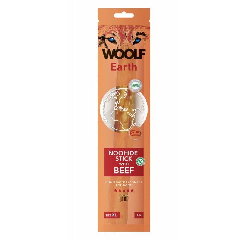 Woolf Earth NOOHIDE XL Stick with Beef 85g