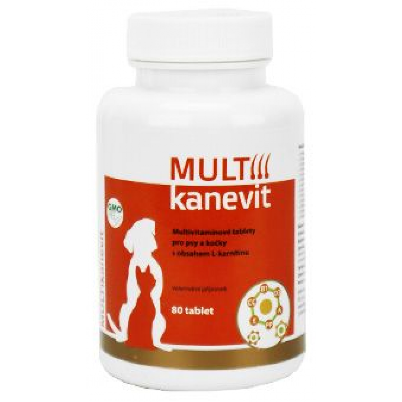 MULTI canevit dla psów i kotów 80 tbl