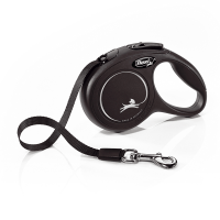 Smycz FLEXI Classic NEW XS pasek 3m / 12kg czarna