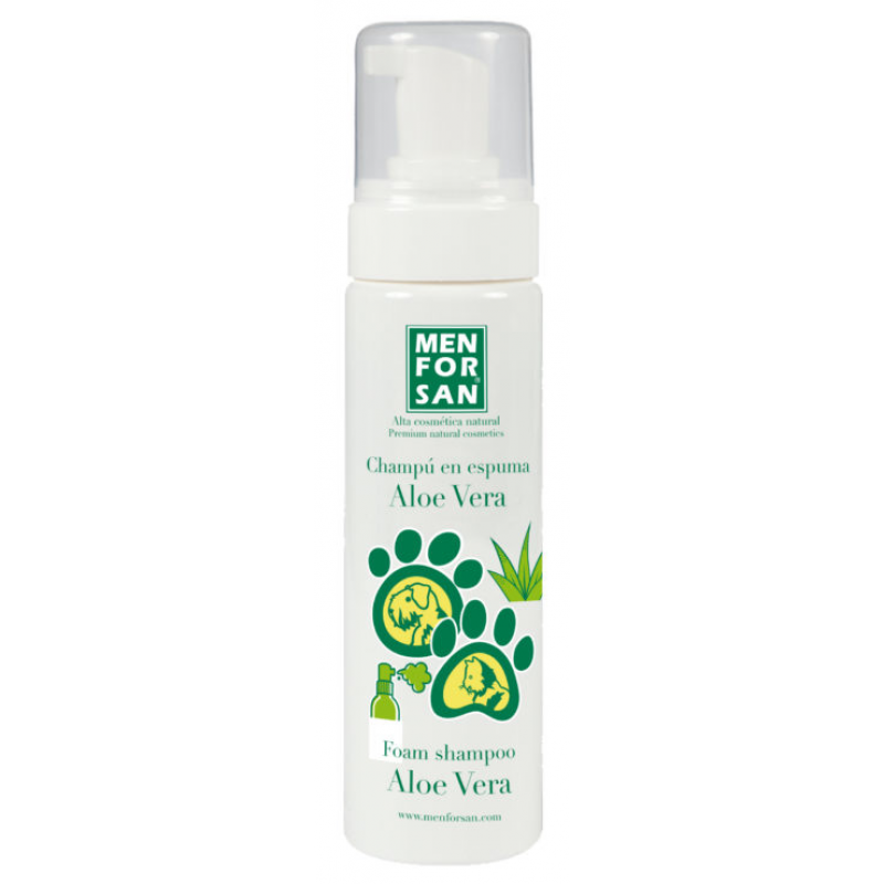Menforsan Foam Szampon z Aloesem dla psów i kotów 200ml