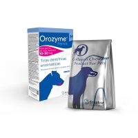 Plastry do żucia Orozyme dla psów M 10-30kg (141g)