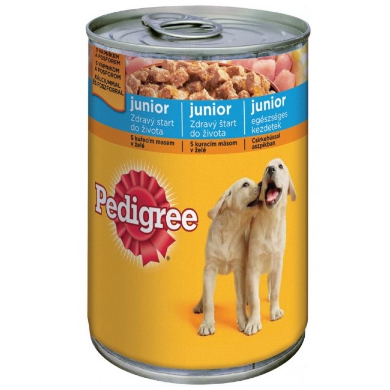 Pedigree Junior Kurczak w puszce w soku 400g
