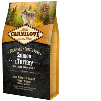 Carnilove Dog Salmon & Turkey for LB Adult 4kg