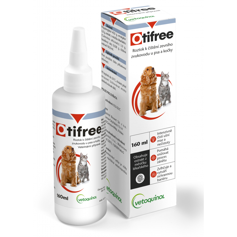 Vetoquinol Otifree 160ml (czyszczenie uszu)