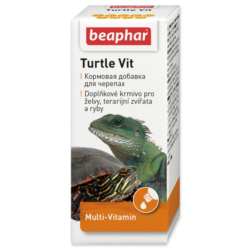 Beaphar Turtle Multi-Vit żółw, gady 20ml