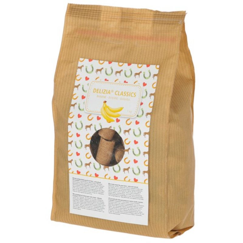 Przysmak dla koni DELIZIA banan 1kg