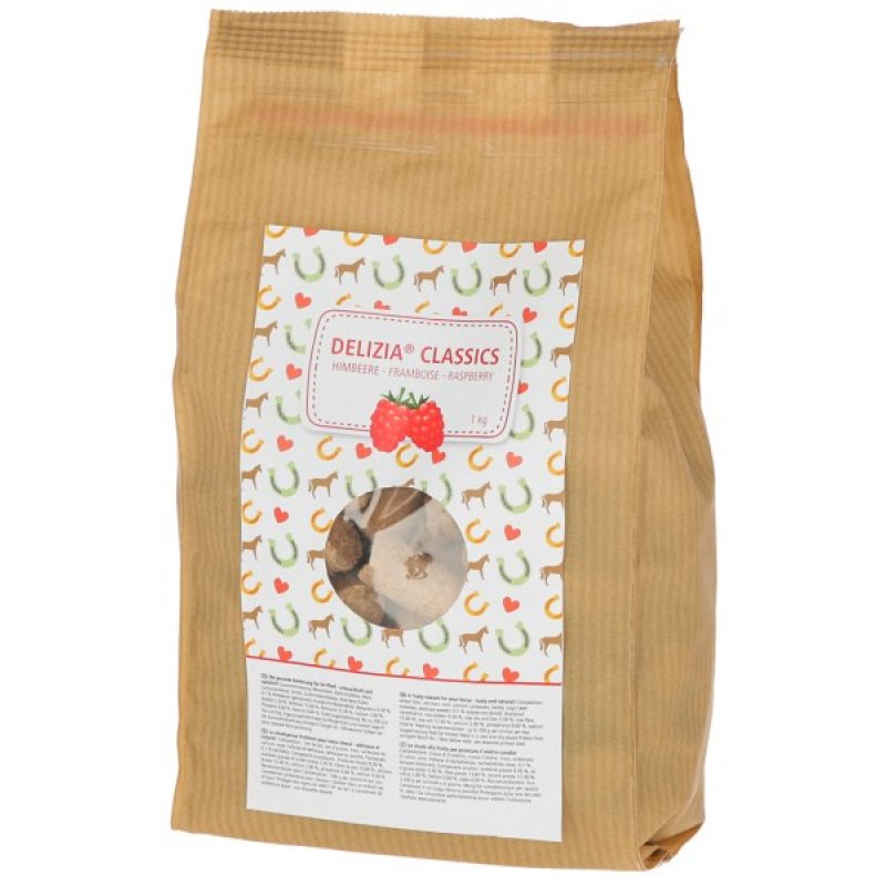 Przysmak dla koni DELIZIA malinowy 1kg