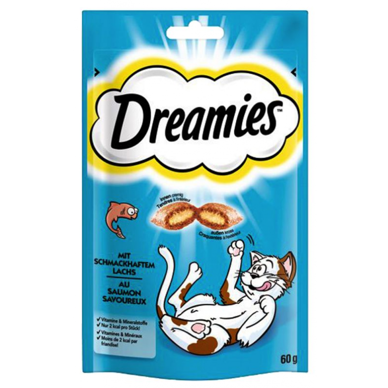 Kot Dreamies z Łososiem 60g