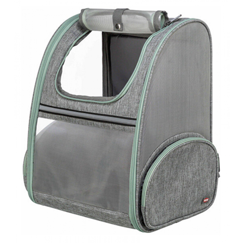 Plecak transportowy CHLOE, 39 x 43 x 27 cm, do 8 kg, jasnoszary