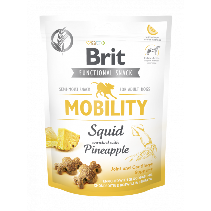 Brit Care Dog Functional Snack Mobility Squid 150g