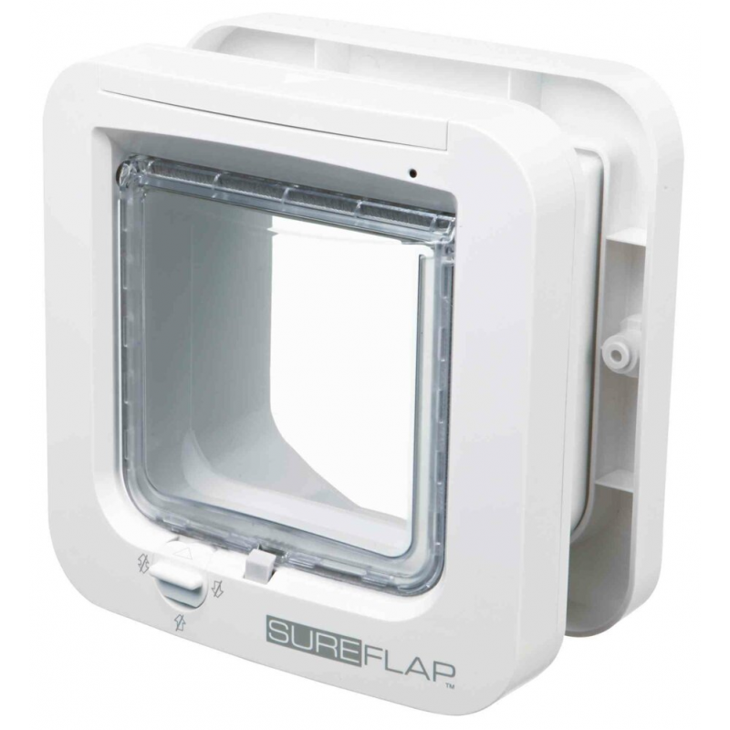 SureFlap drzwiczki z mikroprocesorem 21 x 21 cm - białe