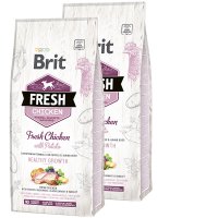 2x Brit Dog Fresh Chicken & Potato Puppy Healthy Growth 12kg