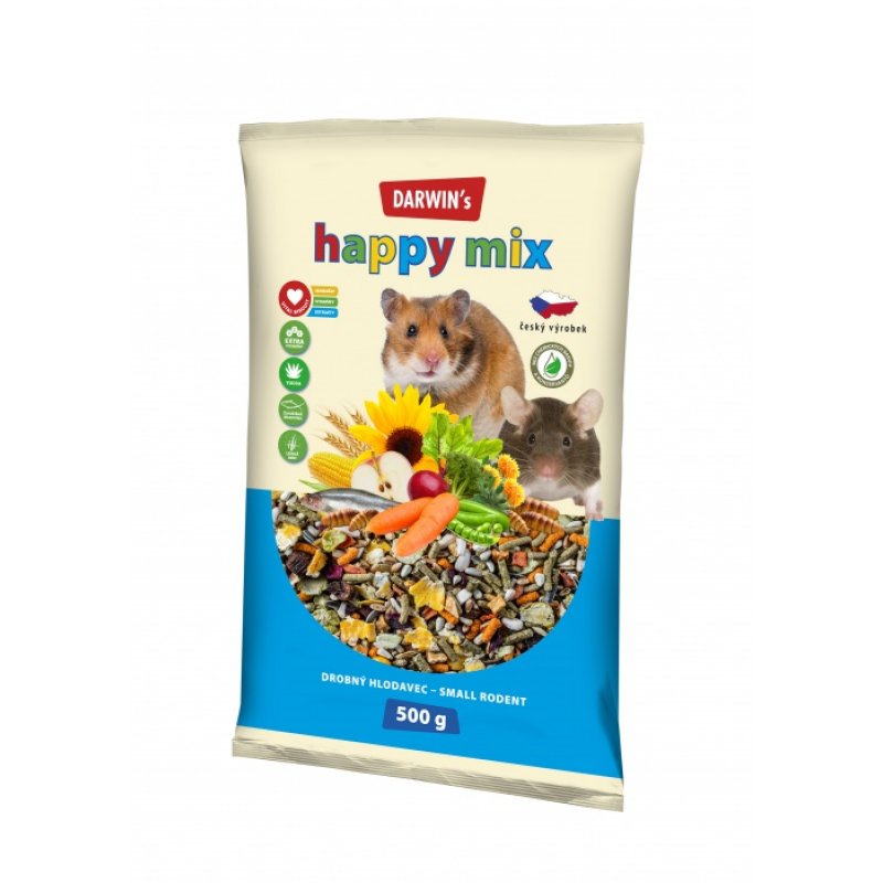 Darwin&#39;s small gryzoń happy mix 500g
