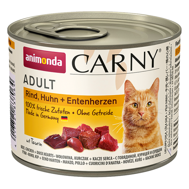 Animonda CARNY Beef & Chicken & Duck Hearts  200g
