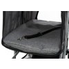 Wózek dla psa BUGGY, składany 47 x 100 x 80 cm, 4,9 kg, szary