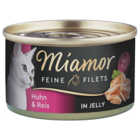 Miamor Cat Filet puszka kurczak+ryż w galarecie 100g (min. zamówienie 24 szt)