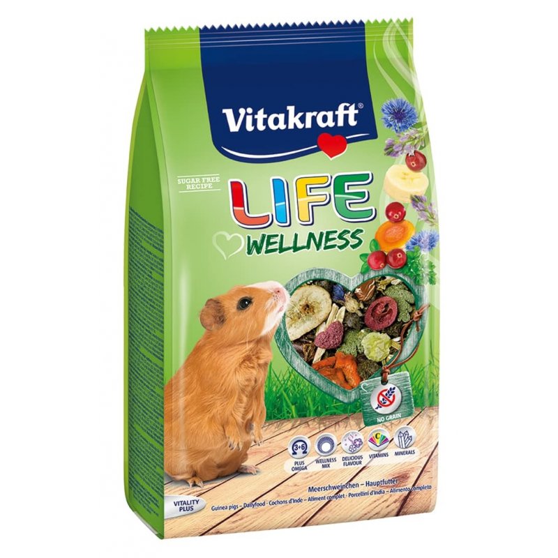 Vitakraft Rodent Rodent dla świnek morskich Life Wellness 600g