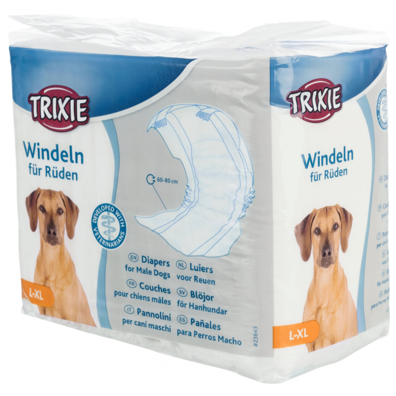 Pieluchy papierowe dla psów L-XL 60-80 cm (12 szt/op)