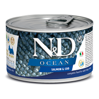 N&D DOG OCEAN Adult Salmon & Codfish Mini 140g