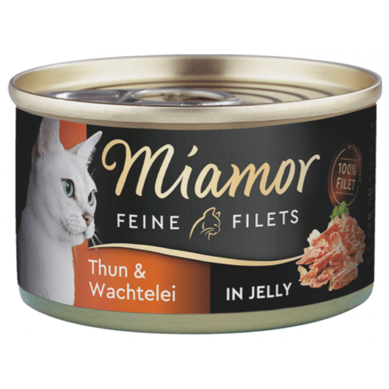 Miamor Cat Filet puszka tuńczyk + galaretka z jaj przepiórczych 100g (min. zamów