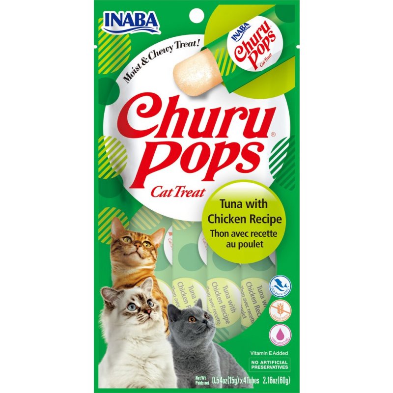 Churu Cat Pops Tuna with Chicken 4x15g