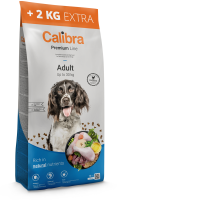 Calibra Dog Premium Line Adult 12 kg NEW + 2 kg