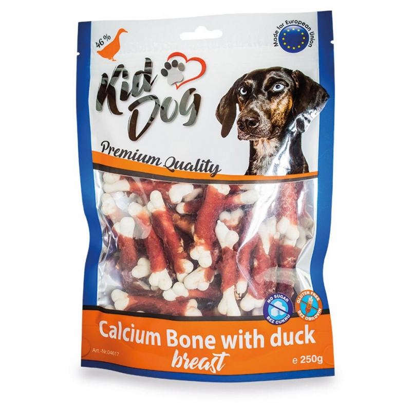 Pierś z kaczki KIDDOG na kostce wapnia 250 g