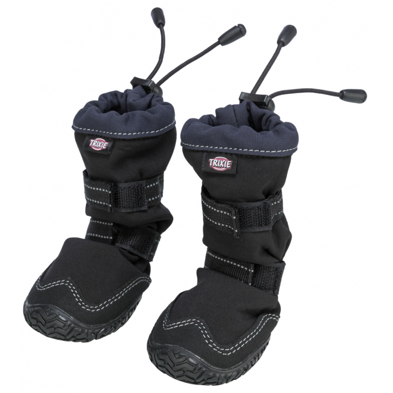 Walker Active Long S-M, obuwie ochronne dla psów, 2 szt, czarne