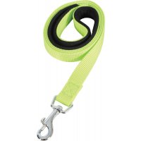 Smycz dla psa SOFT NYLON zielona 25mm / 1m Zolux
