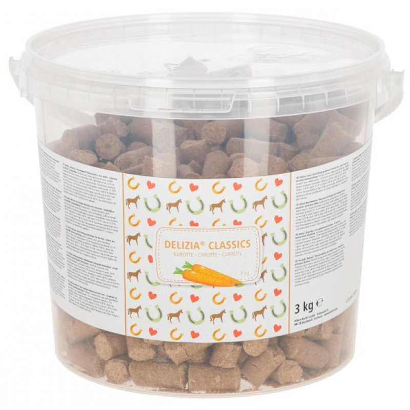 Przysmak dla koni DELIZIA marchew 3kg