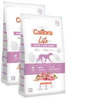 2x Calibra Dog Life Junior Large Breed Lamb 12 kg