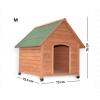 Drewniana buda dla psa PIKA Door 73 x 76 x 75,5 cm