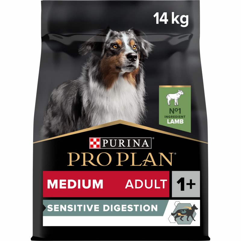 PRO PLAN MEDIUM ADULT SENSITIVE DIGESTION jagnięcina 14 kg