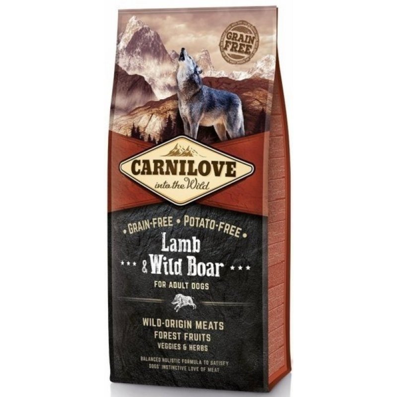 Carnilove Dog Lamb & Wild Boar for Adult 12kg